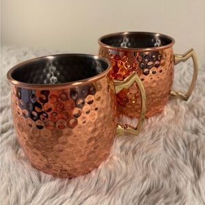 NEW Copper Hammered Moscow Mule Mugs